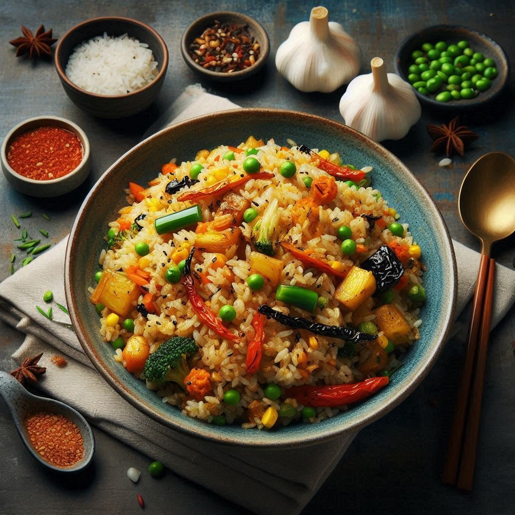 Veg Fried Rice Garlic Full